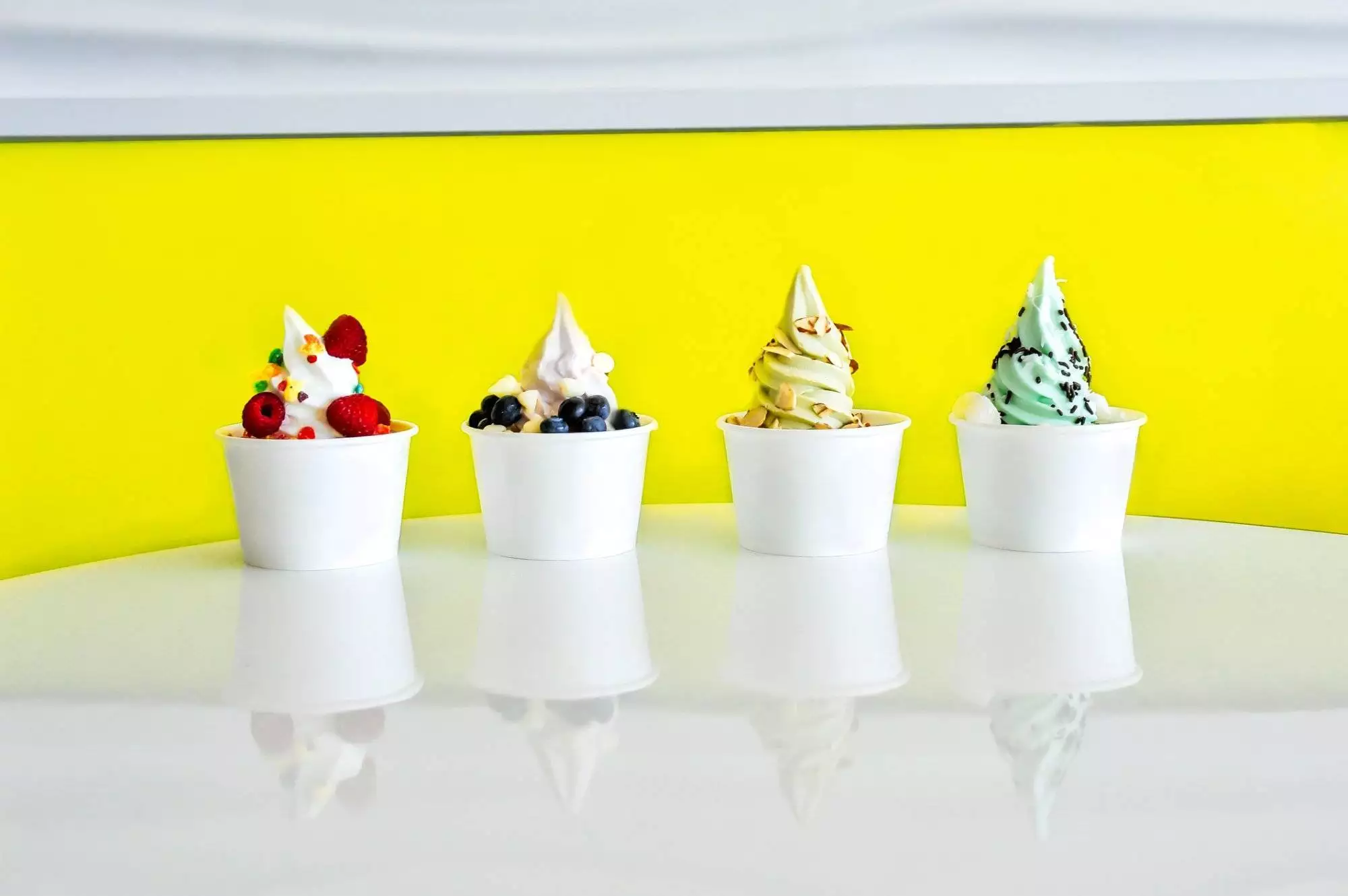 Frozen Yogurt Variety Line up